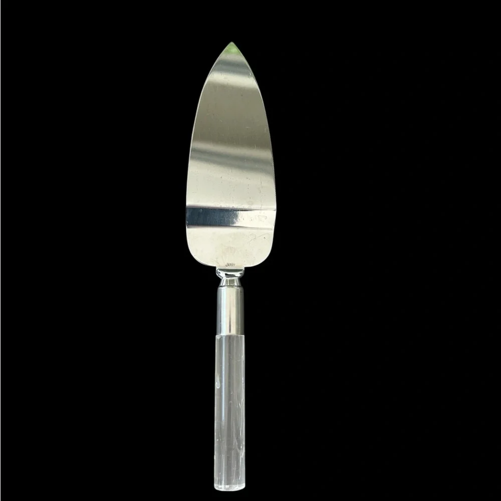 VTG Frontier Forge Stainless Steel Hostess Set Lucite Handle Cake & Cheese Knife